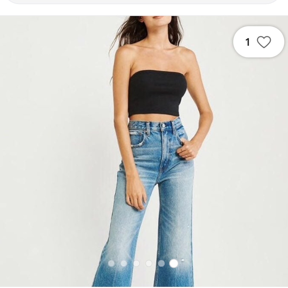 Abercrombie black tube top - Picture 3 of 5
